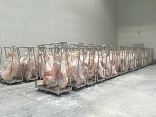 拼裝式冷庫建造工程造價，-18℃豬肉冷凍庫設(shè)備